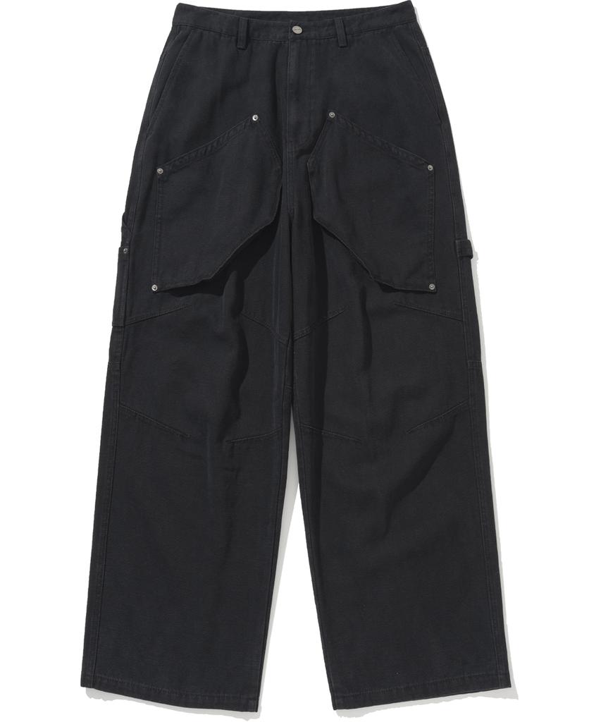NOT4NERD Oxford Fatigue Baggy Pants - Black