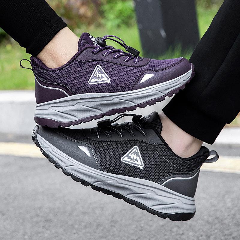 Fleece Warm Sports Mother Shoes In Autumn and Winter, Wear-resistant Cotton Shoes, Medium Thickened Sports Shoes
