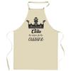 Kitchen Apron - Clélia - "Queen of the Kitchen" Pattern - Durable Cotton - Printed In France