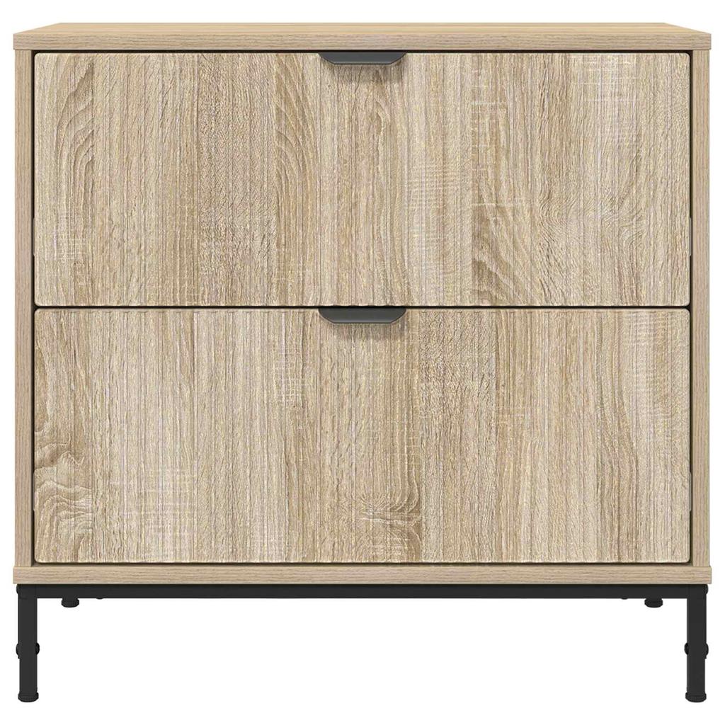 Nightstand Sonoma Oak 63.5 X 36 X 61 Cm Particleboard