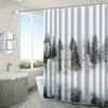 Jit1pc Scenic Pattern Shower Curtain, High-End Elegant Bathroom Curtain, Printed Decorative Shower Curtain for Home, Partition