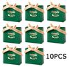 WTEMPO Christmas Ribbon Bow Gift Boxes Christmas Party Decor Packaging Boxes DIY Foldable Paper Bags Perfect for Halloween New Year