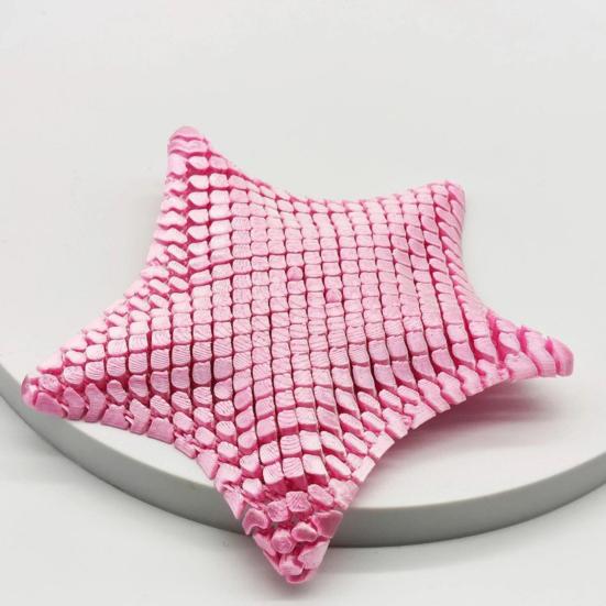 3D Printed Articulating Starfish Toy Anxiety Stress Relief Flexible Starfish Fidget Toy Home Office Desktop Decoration Ornament
