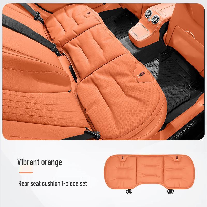 Breathable Nappa Leather Car Seat Cushion for Hongqi Models (H5, H7, H6, E-H9, HS7, HS5, EQM5, HS3) - All Seasons Universal Fit