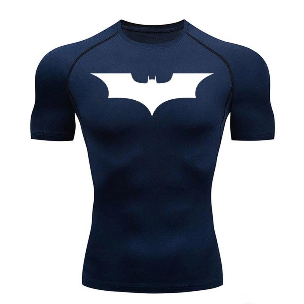 2026 Heren Compressie Shirt Training Sport Sneldrogend Ademend Zweetabsorberend Strakke Sportschool T-shirts Fitness Elasticiteit Tops T-shirt Mannelijk