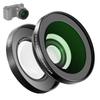 NEEWER HD Wide Angle Lens Compatible with A5000 A6000 2in1 18mm Wide Angle 10x Macro Additional Lens with Extension Tube Bayonet Mount Lens Adapter