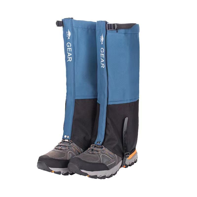 1 Pair Outdoor Waterproof Leg Covers Travel Long Tube Leg Warmers Hiking Leg Gaiter Climbing Camping Ski Boot Legs Protection