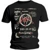 T-shirt noir Slayer 'Haunting 84 Flier' - NEUF