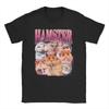 Unisex WoUnisexs TShirts Cyber Hamster Meme 90s Animal Vintage Pure Cotton Tee Shirt Short Sleeve T Shirts Crew Neck Clothing Summer