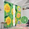 2pcs 2D Flat Printing Party Curtains Lemon Art Quote Design Polyester Without Electricity 0 Perfect for Room Bedroom Wall Decor