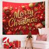 1pc Merry Christmas Tapestry, Happy New Year Blessings Poster Decoration Background Wall Hanging Decoration Tapestry