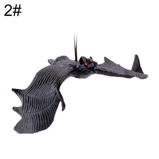 Halloween Artificial Funny Pendant Simulation Bat Haunted House Party Trick Toy