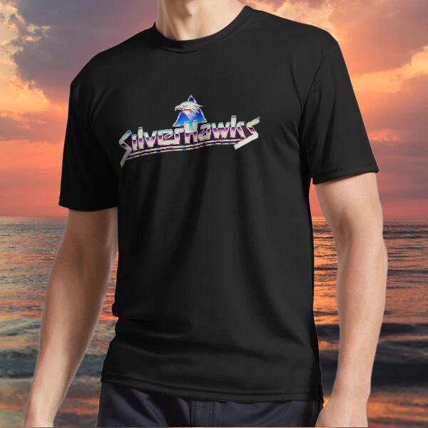 New item Silver Hawks Logo Active Logo TEE T shirt Funny American Size S to 5XL