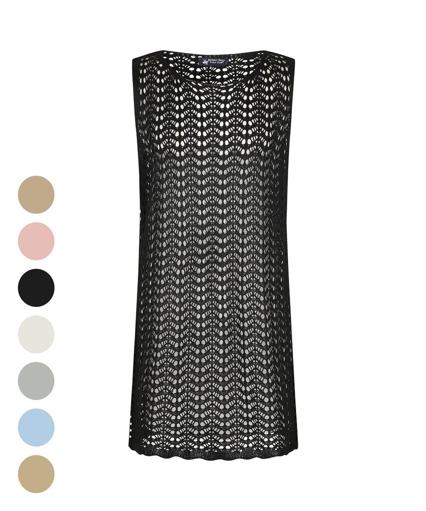 BHPOLOCLUB Women'S Summer Scaly Sleeveless Dress 7 Colors Op108