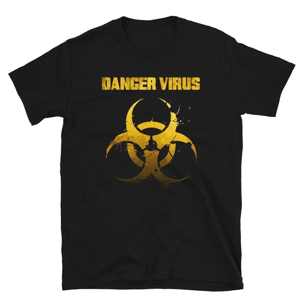 Danger Virus Biohazard Symbol Short-Sleeve Unisex T-Shirt