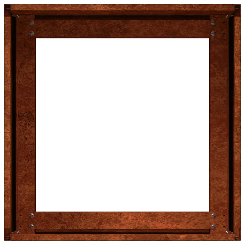 Doniczka Rusty 40X40X30 Cm Stal Nierdzewna