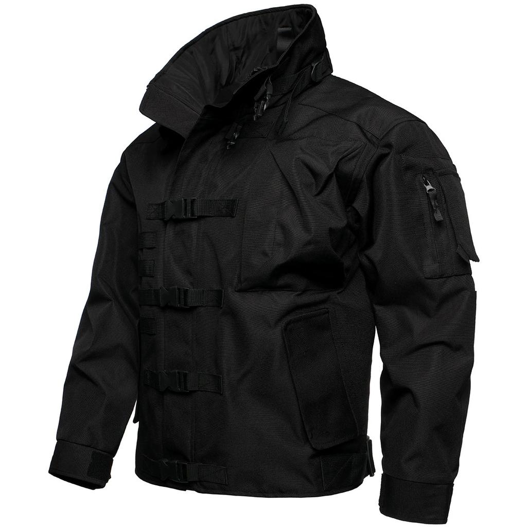 Men Army Green Jackets Men Soft Waterproof Windbreaker Cargo Jacket Mens Hooded Bomber Coats