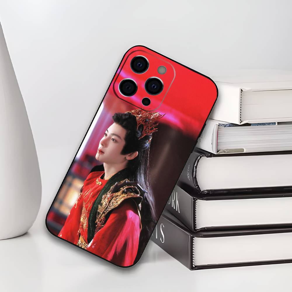 Hou Minghao The Unclouded Soul The Glory and Atake Phone Case For IPhone17,16,15,14,13,12 Pro,Max,Plus, Soft Case Black Silicone