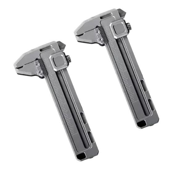 Mini Vernier Caliper Ruler with Precision Measurements Metal EDC Wrench Bottle Opener Outdoor Keychain Tool