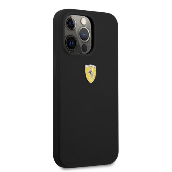 Etui do iPhone 13 Pro Max Ferrari Hardcase Silicone MagSafe Czarny