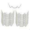 25x Stainless Glazing Clips W Type Wire Fixing for Hollow Slabs