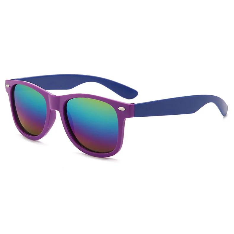 Kids Cartoon Sunglasses Cute Square Frame UV Protection Sun Glasses Boys Girls Retro Outdoor Eyewear Shades