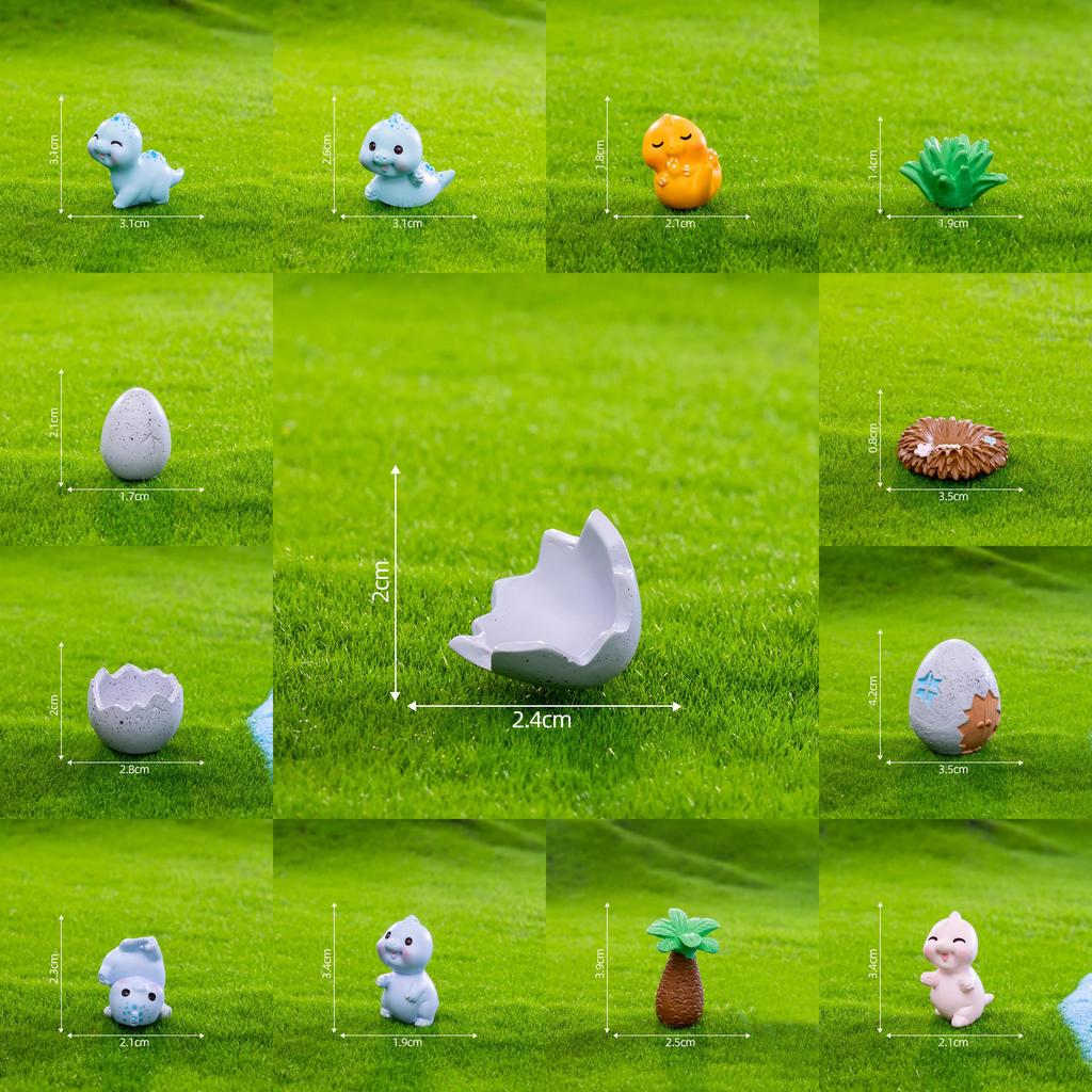 Creative Resin Dinosaur Miniatures For Moss Terrariums Cute Desk Accessories