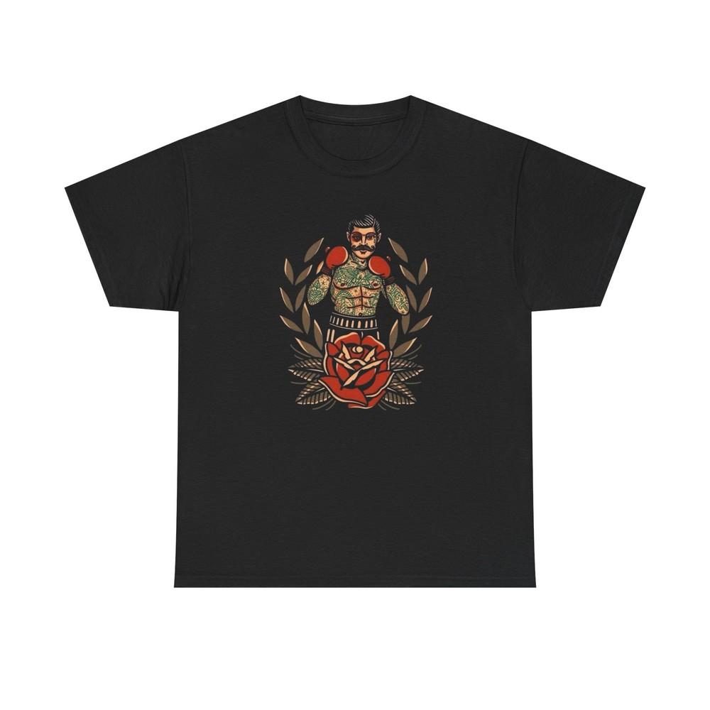 T-shirt Stile Sailor Jerry Tatuaggio Pugilato S-5XL NUOVA Unisex Cotone Maglietta Unisex
