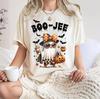 Boo Jee Halloween T Shirt Mens Womens Tees Top Funny Ghost Pumpkin Fall Graphic Top