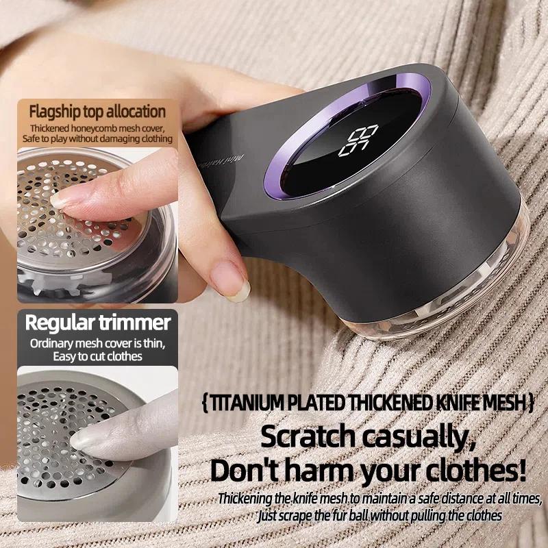 Lint Remover USB Charging Electric Pellet Machine Hair Ball Lint Trimmer Portable Electric Clothes Lint Machine High-speed Moto