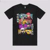 2025 Summer Spell Return T-Shirt Five Wushu Japanese Anime Peripheral Printed Short Sleeve Top Men's and Women's Trend Top