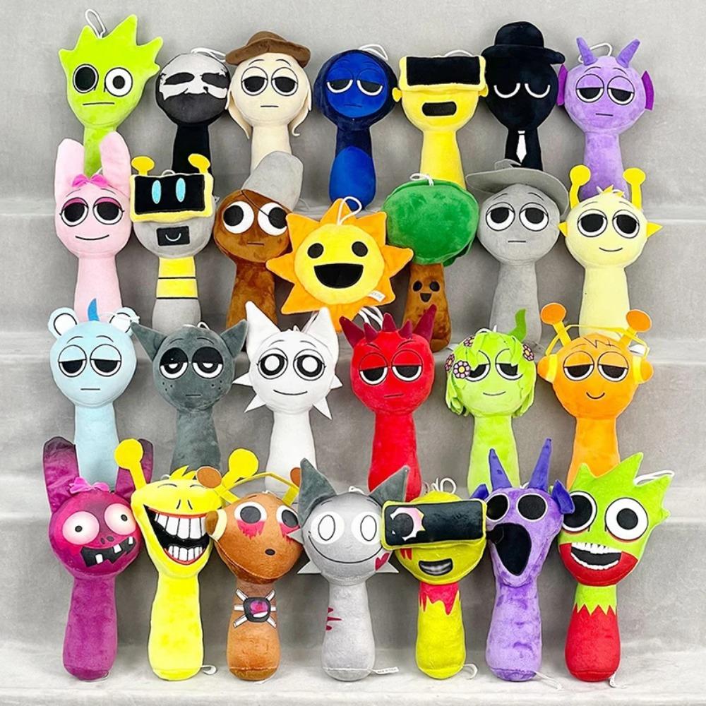 15CM New Sprunki Plush Toys Sprunki Incredibox Plush Doll Anime Game Role Cartoon Pillow Doll Kids Toy Stuffed Dolls Christmas Gifts