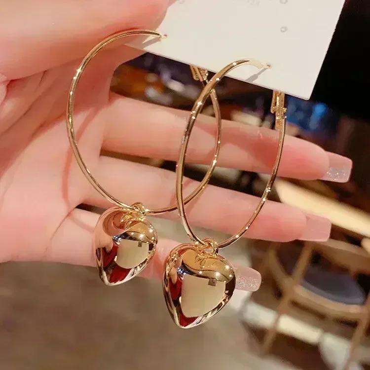 Geometrische Onregelmatige C-vormige Cirkel Holle Oorbellen Voor Vrouwen Mode Gepersonaliseerd Dagelijks Accessoire Feest Sieraden Verjaardagscadeaus