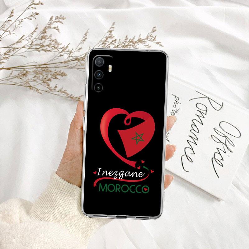 IK48 Morocco Flag Passport Case for Motorola G10 G20 G30 G31 G32 G34 G35 G41 G42 G50 G51 G52 G55 G60 G60S G62 G71 G72 G75