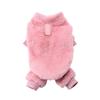 Windproof Winter Flannel Jumpsuit Jacket Coat for Small Dogs Puppy Chihuahua Bulldog Outfit with D Ring Pet Dog