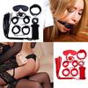 7 PCS Per Set Adult Sexual Plush Toy Unique Handcuffs Restraint Kit