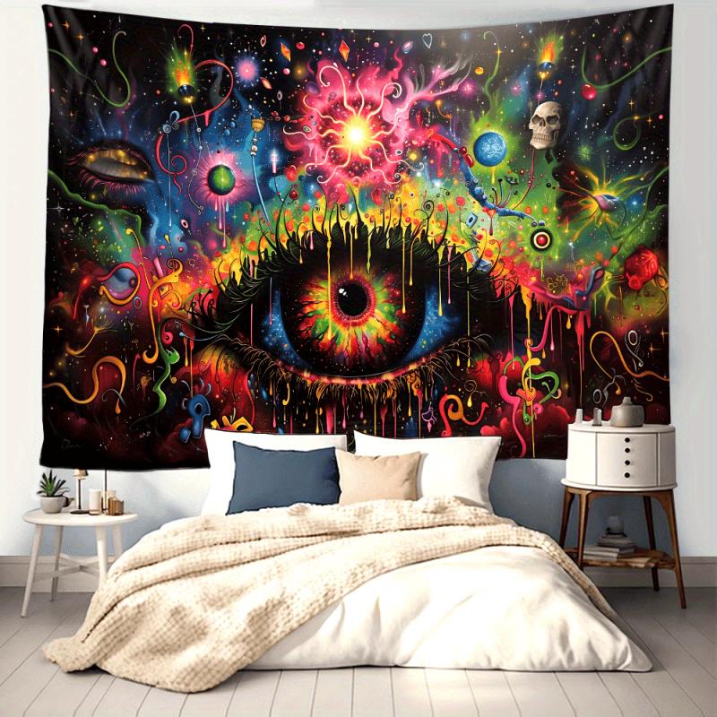 VIKAMA Decorazione Artistica da Parete Magica Boemia Arazzo Decorazione Atmosfera Soggiorno Camera da Letto Decorazione per la Casa