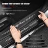 XLRNT1 1/4/5Pcs Car Door Sill Scuff Sticker Anti-scratch Protector Strip For Giulia MiTo 147 156 159 Stelvio Giulietta Brera