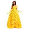 Beautiful Woman and Beast Belle Princess Dress Cosplay Long Dress Suit Women