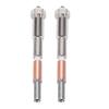 2PCS Bimetal Nozzle Replacement for QIDI Q2 Q2C 3D Printer 0.8mm Hardened Steel Nozzle with Integrated Ceramic Throat
