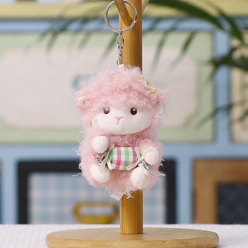 Plush Sheep Keychain With Cotton Filling For Kids And Adults Cute Bag Charm