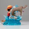 BANPRESTO One Piece World Collectable Figure Log Stories Monkey Luffy VS Sea King D.