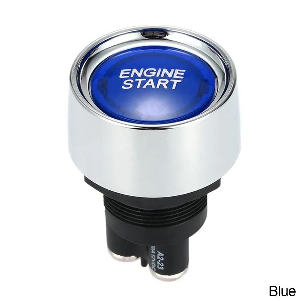 1PC Car Engine Start Ignition Switch 12V 50A 3 Pin SPST Momentary Keyless Push Button Starter Switches ON OFF For Cars Marine RV Switches4
