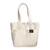 Deoway Canvas Tote A4 Large Shoulder Canvas Shoulder Tote Bag for Men and Solid with Zipper Bag, Size, Capacity, Tote, Bag, Women, Color, (Beige)