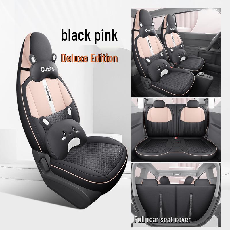 Geely Panda MINI Full Leather All-Season Car Seat Cushion and Cartoon Electric Seat Cover