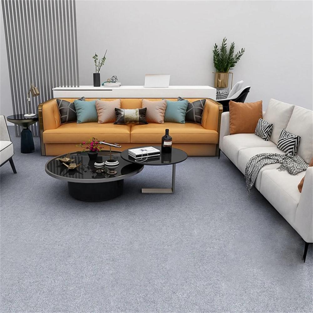 10 pièces Autocollant de Carrelage de Sol de Moquette Auto-Adhésif Carreaux de Moquette Carrés Tapis Peel and Stick Tapis DIY Revêtement de Sol Pour Cuisine Décoration Intérieure Tapis