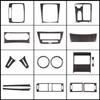 Car Carbon Fiber Center Control Navigation Panel Frame Trim For Mercedes Benz C Class W204 C180 C200 C260 2007 2008 2009