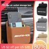BAQW1 BAQV7 Universal Car Air Vent Organizer Box Storage Bag Phone Holder For Mercedes Benz AMG C180 C300 W124 W176 W177 C200 C260 GLC CLE