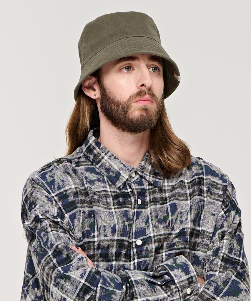 CARGOBROS Cb Washed Deep Bucket Hat (Khaki)