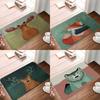 Animal Printed Kitchen Carpet Living Room Dining Room Laundry Floor Mat Bath Balcony Hallway Non-slip Door Mat